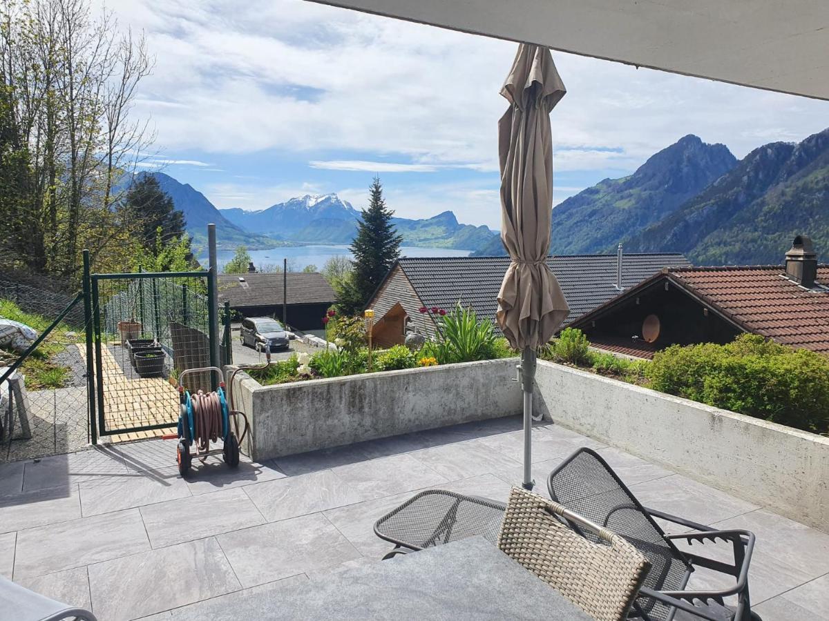 Appartement Seelewaermerli - Balsam Fuer Ihre Seele Seelisberg Exterior foto
